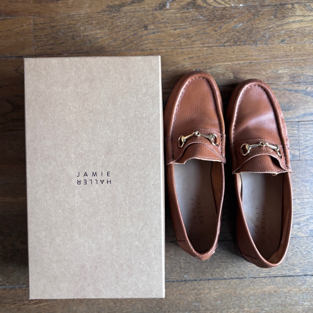 Jamie Haller Bit Loafers in Cognac